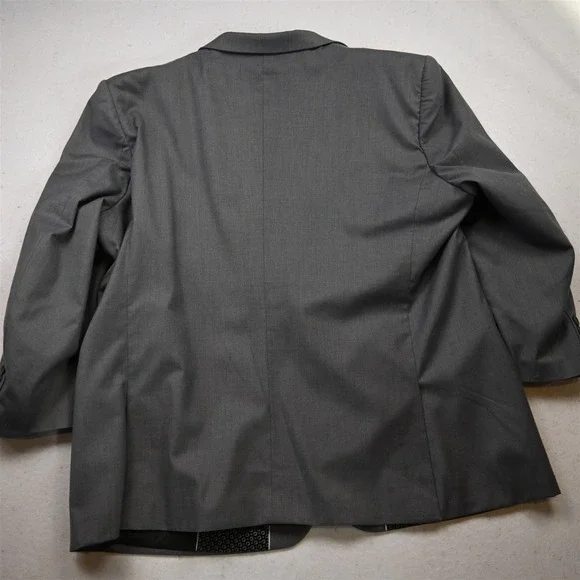 Joseph Abboud 52L Gray Mens Blazer Suit Jacket Sport Coat - Picture 12 of 12